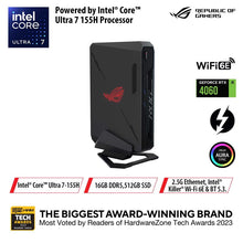 Load image into Gallery viewer, Asus ROG NUC RNUC14SRKU7168A0I Ultra 7-155H 16GB 512GB RTX4060
