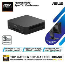 Load image into Gallery viewer, Asus ExpertCenter PN54-S50034NL - AI 5-340 16GB 1TB Win11

