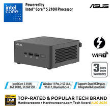 Load image into Gallery viewer, ASUS NUC 15 Pro Tall 90AS00K1-M000W0 - C5-210H 8GB 512GB
