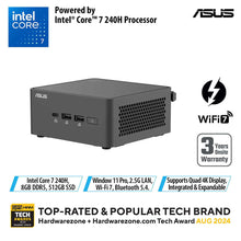 Load image into Gallery viewer, ASUS NUC 15 Pro Tall 90AS00K1-M000X0 - C7-240H 8GB 512GB
